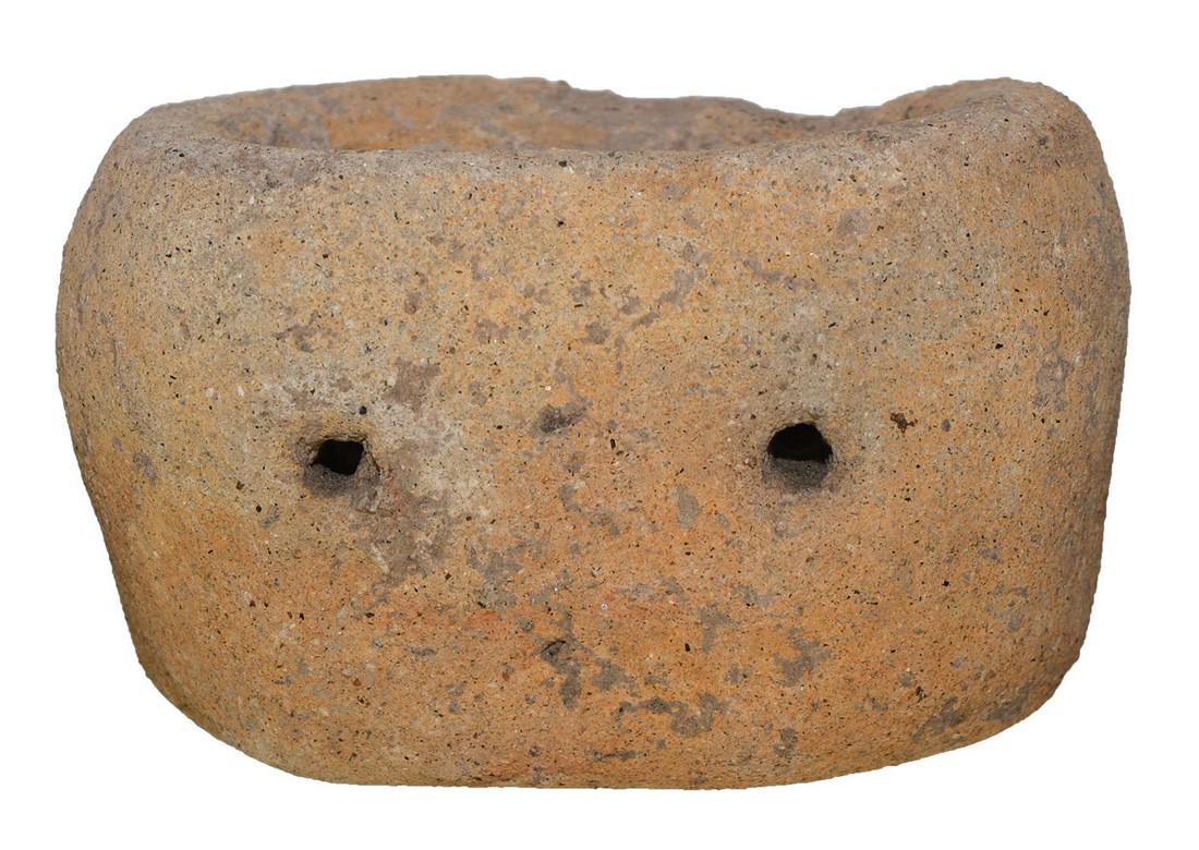 3 7/8" W. Stone Double Bowl Pipe.  Southwestern U.S. (1 of 4)