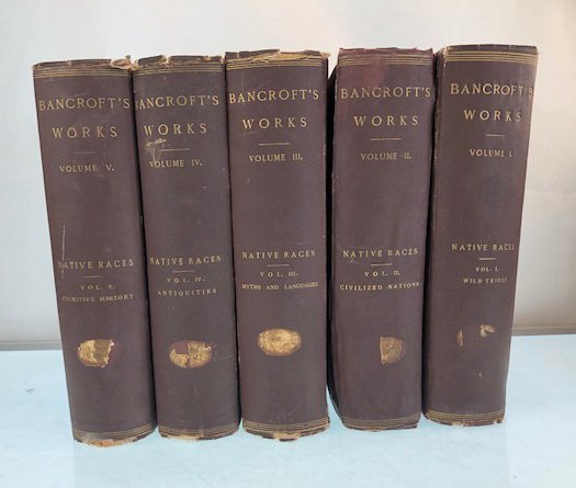 1886 Study of Native Americans - 5 Volume Set (1 of 1)
