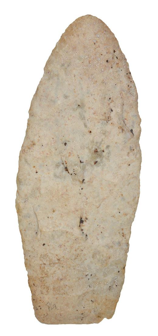 5 1/2" Paleo Knife. Ohio. Thin well made. Davis G9: 5 1/2" Paleo Knife. Ohio. Thin well made. Davis G9 COA