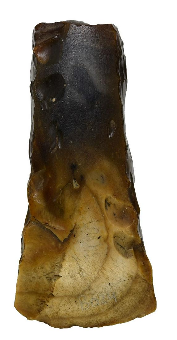 3" Danish Flint Celt. Sweden. Colorful and well made.: 3" Danish Flint Celt. Sweden. Colorful and well made. Good polish. G10