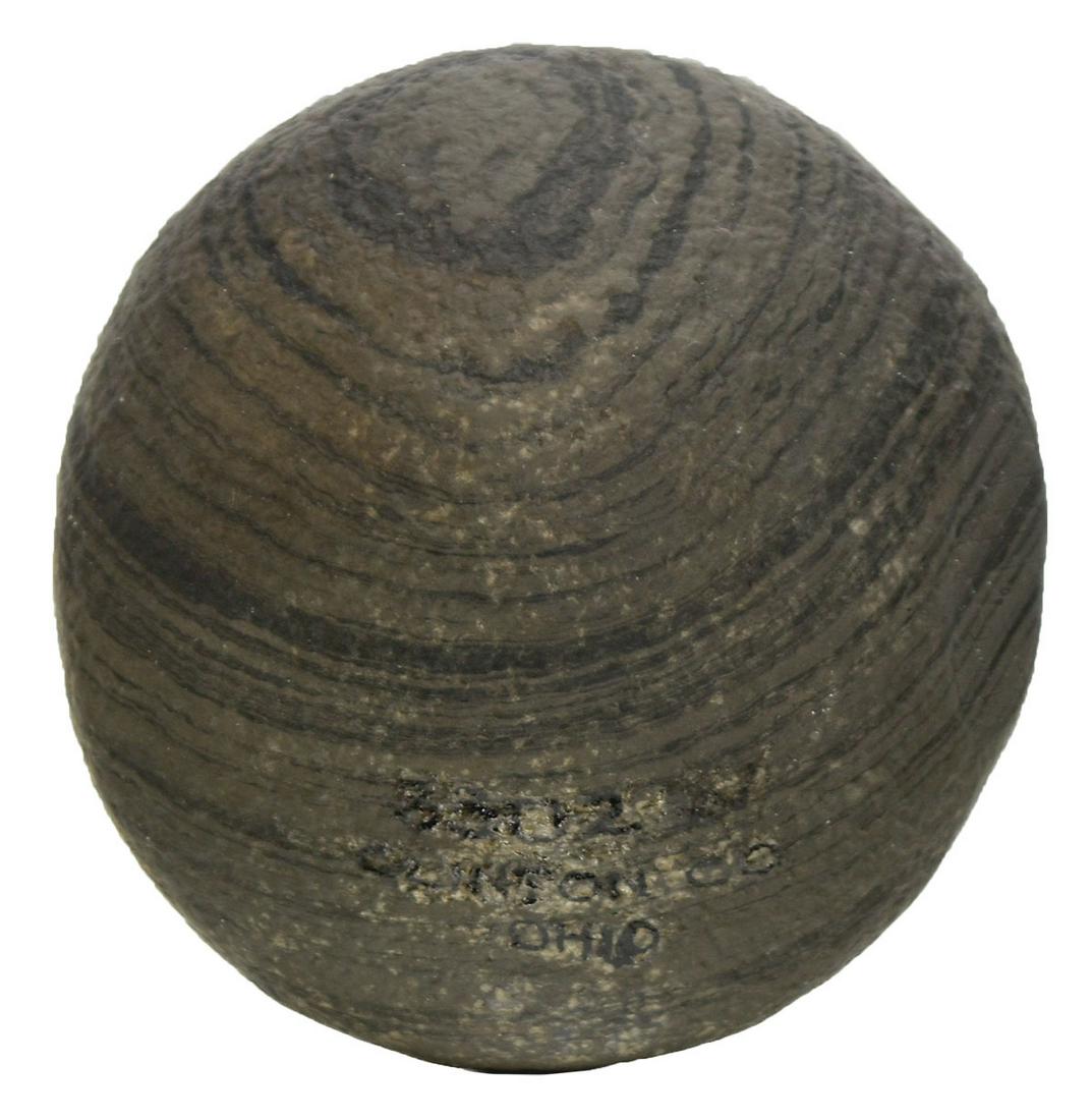 3 3/16" Slate Cone. Davis G9 COA. Clinton Co, OH.: 3 3/16" Slate Cone. Clinton Co, OH. Ex-Gary Lewis, Augustine Wherle. Very well made, imposing example. Davis G9 COA