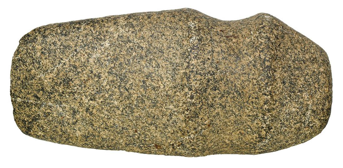 7 5/8" Full Groove Axe. Knox Co, OH. Large Granite: 7 5/8" Full Groove Axe. Knox Co, OH. Large Granite example in good condition. Ex-Frank Miklozek