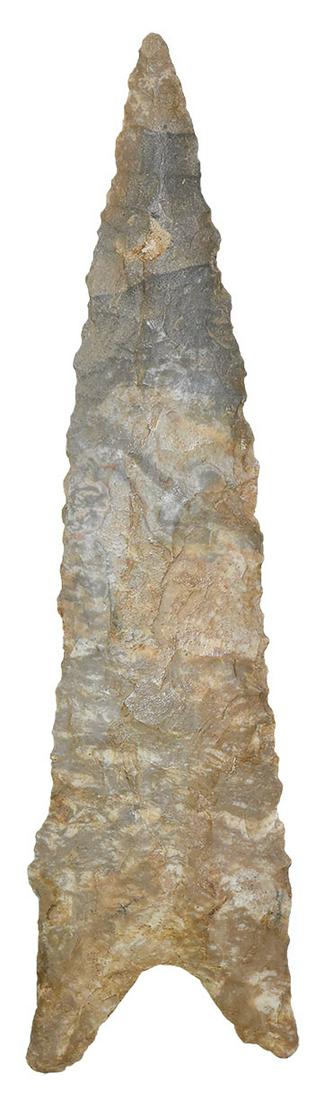 5 1/4" Dalton. Davis G10 COA. Ballard Co, KY. Tan: 5 1/4" Dalton. Ballard Co, KY. Tan and cream Ft. Chert. Thin, nicely made. Ex-Gary Lewis. Davis G10 COA