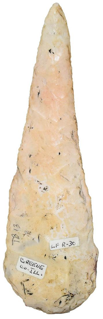5 3/16" Cobbs. Greene Co, IL. Well made. Ex-Tommy: 5 3/16" Cobbs. Greene Co, IL. Glossy, well made. Good condition. Ex-Tommy Bryden