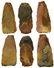 Three Chisels/Adz made of Horse Creek Chert. 3 7/8"-4