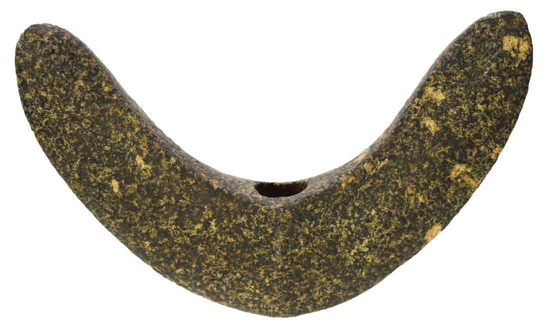 Knoblock's Porphyry Crescent Bannerstone. Pictured Feb 22, 2020