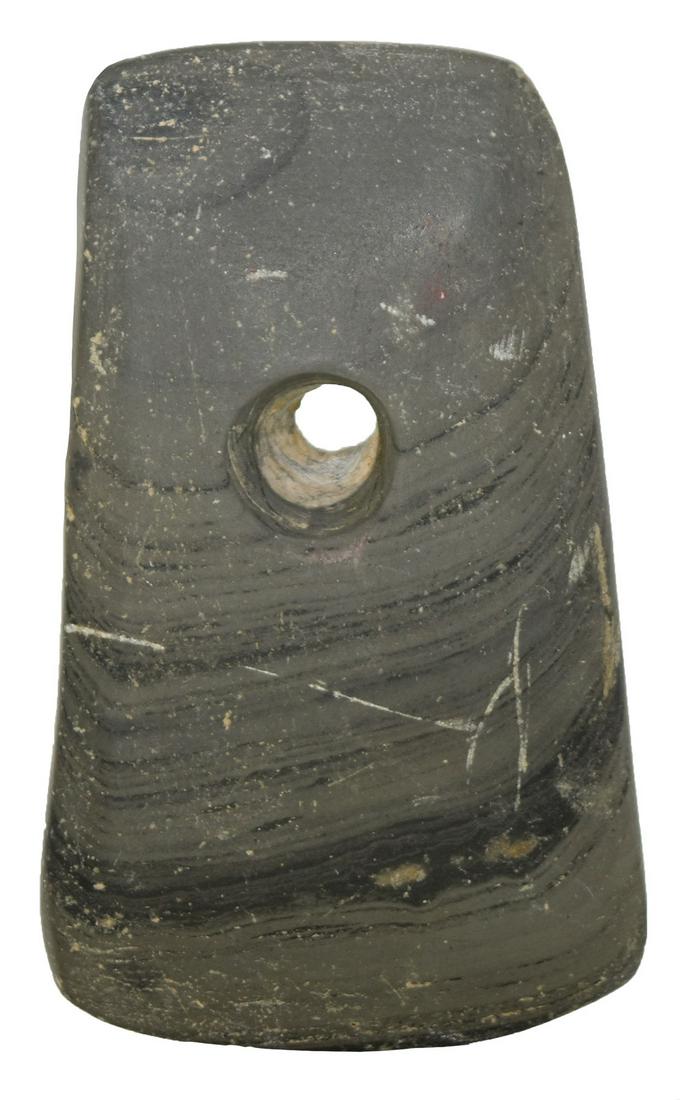 3" Pendant. IN. Vividly banded Slate. Well made and: 3" Pendant. IN. Vividly banded Slate. Well made and in very good (undamaged) condition