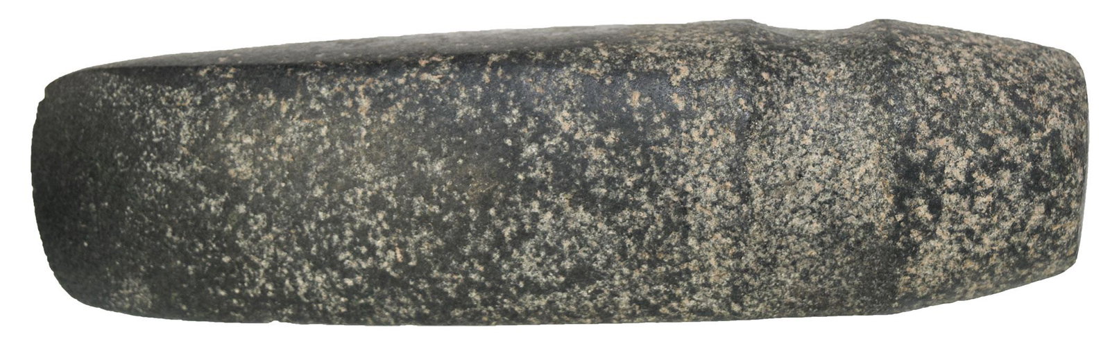 8 7/8" Hohokam Axe. AZ. Sleek design with good: 8 7/8" Hohokam Axe. AZ. Sleek design with good polish. Fine condition. Very slight nick to bit. Ex-Gerald Bernacchi