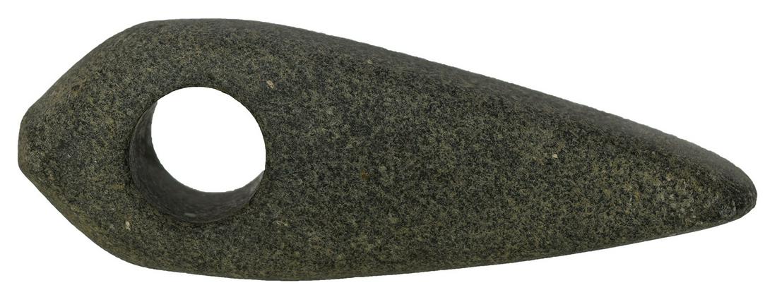 4 4/8" Danish Axe. Denmark. Black Hardstone. Very: 4 4/8" Danish Axe. Denmark. Black Hardstone. Very well made. Fine condition. Ex-Gerald Bernacchi
