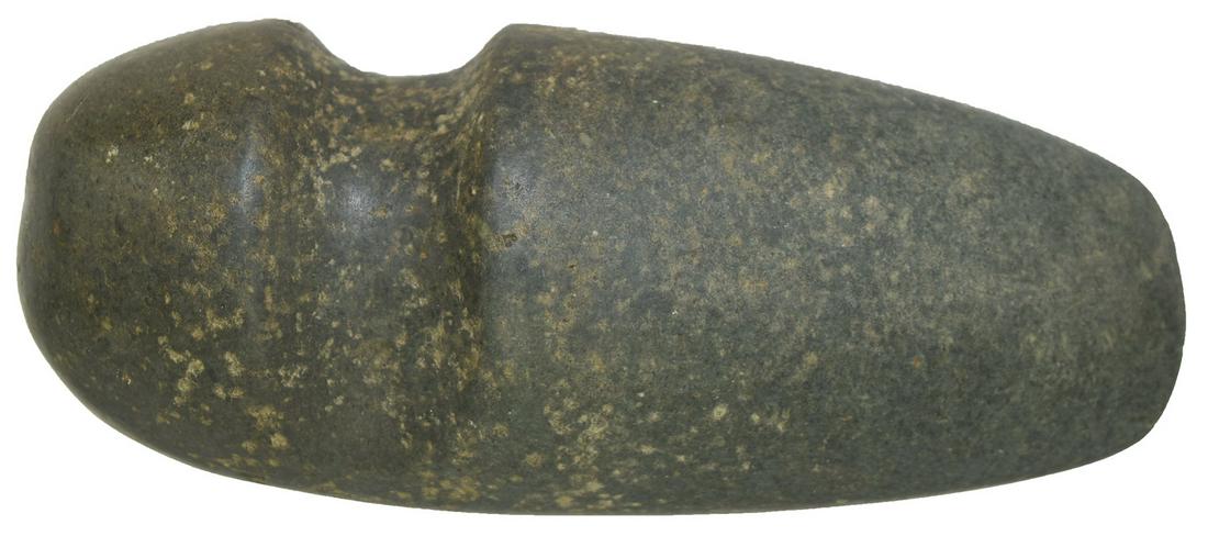 7 1/4" Hohokam Axe. SW Colorado. Highly polished: 7 1/4" Hohokam Axe. SW Colorado. Highly polished Green Hardstone. Very fine condition. Ex-Mark Humpal