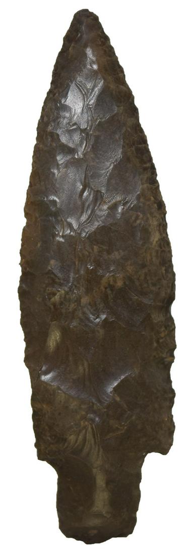 4 7/8" Mulberry Creek. Humphreys Co, TN. artain: 4 7/8" Mulberry Creek. Humphreys Co, TN. Glossy, water stained Dover. Very good condition, classic shape. Ex-Kevin Pipes. Partain and Dickey COAs