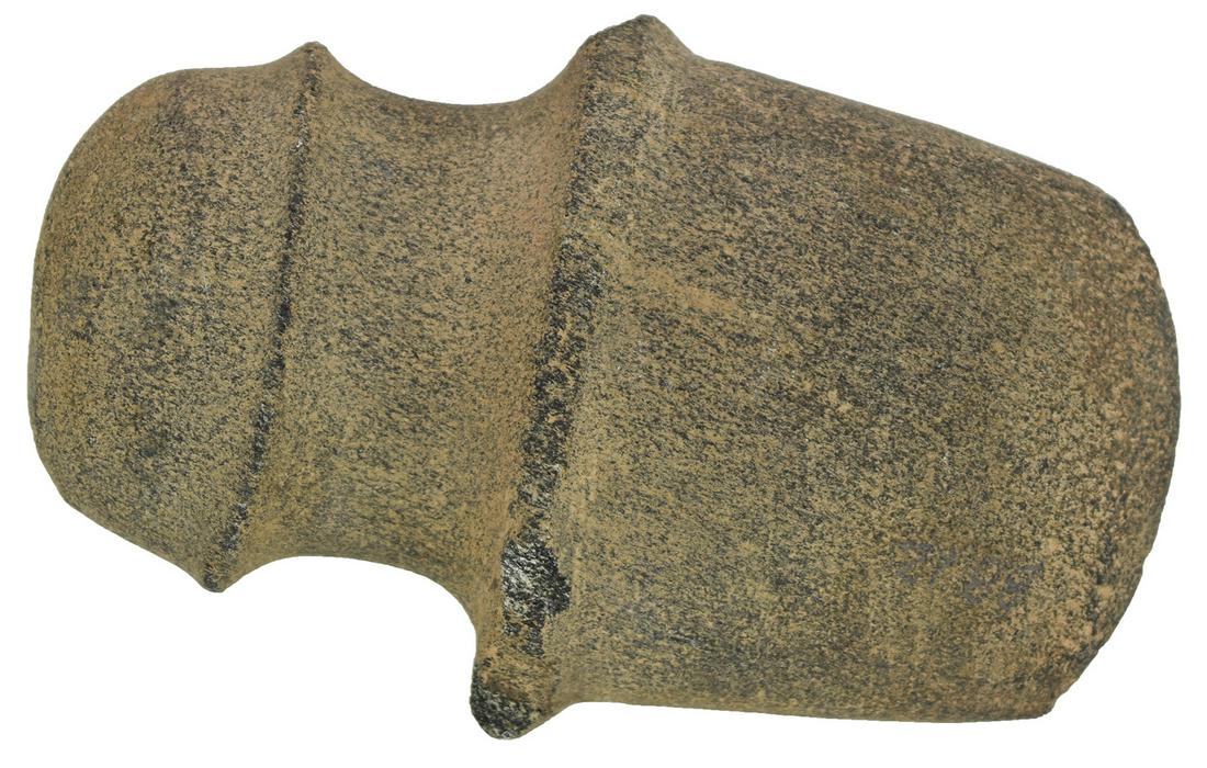 4 3/4" Full Groove Raised Ridge Axe (Deptford variant).: 4 3/4" Full Groove Raised Ridge Axe (Deptford variant). NC. Thin, classic shaper. A few dings, but a fine and rare Axe. Ex-Robert Bourden