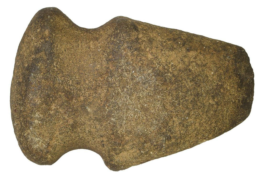 6 7/16" Full Groove Axe. New London Co, CT. Well: 6 7/16" Full Groove Axe. New London Co, Connecticut (near Lyme). Well made Northeastern Axe. Good condition. Ex-Mark Humpal
