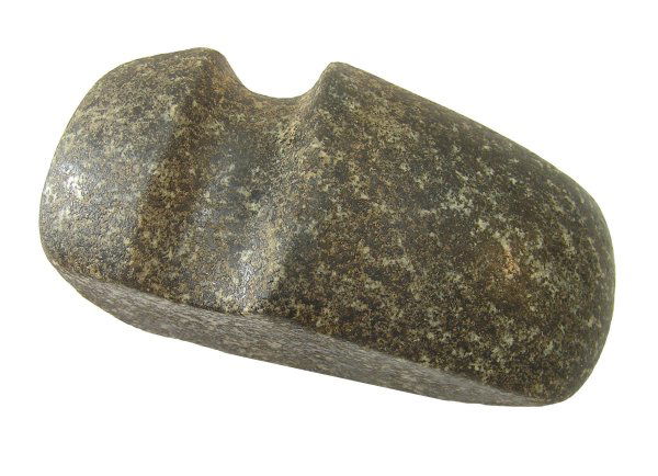 205. 4 3/4" 3/4 Groove Axe. Jackson COA. Van Bu: 205. 4 3/4" 3/4 Groove Axe. Jackson COA. Van Buren Co, IA. Ex-Dunham. Good polish. G-10 example. Black and white granite.