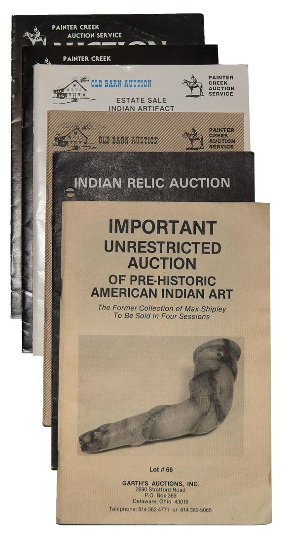 6 hard to find old Auction Catalogs:  Shipley, (1 of 6)