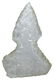 3 Wintu Glass Points. Red and White Points plus an