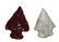 3 Wintu Glass Points. Red and White Points plus an - 3