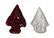 3 Wintu Glass Points. Red and White Points plus an - 4