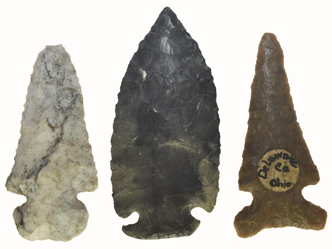 3 Ohio Points;  Coshocton Dovetail,  Jack's Reef,  Big (1 of 2)