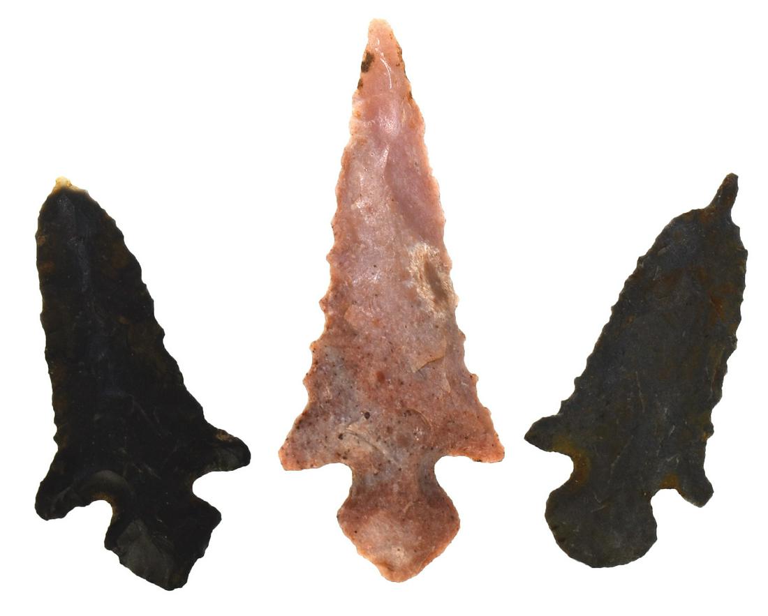 3 Hayes Points.  1"-1 5/16".  AR.  All very fine (1 of 2)