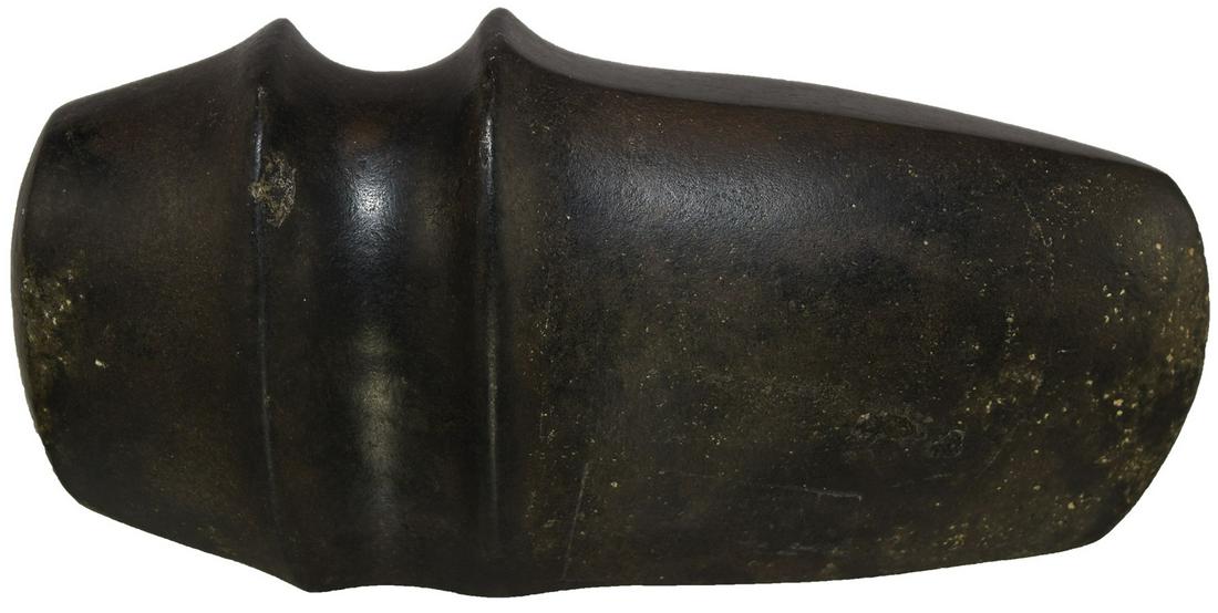 6 3/8" 3/4 Groove Raised Ridge Axe.  IL.  Buffed by an (1 of 5)