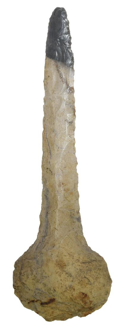 3 7/8" Paddle Drill.  Sparta, IN.  Two Tone Hornstone (1 of 2)