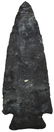 4 7/8" Stilwell. Coshocton Co, IL. Pretty black and
