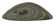 3 7/8" Slate Boatstone. Dekalb Co, IN. One of Modoc - 3