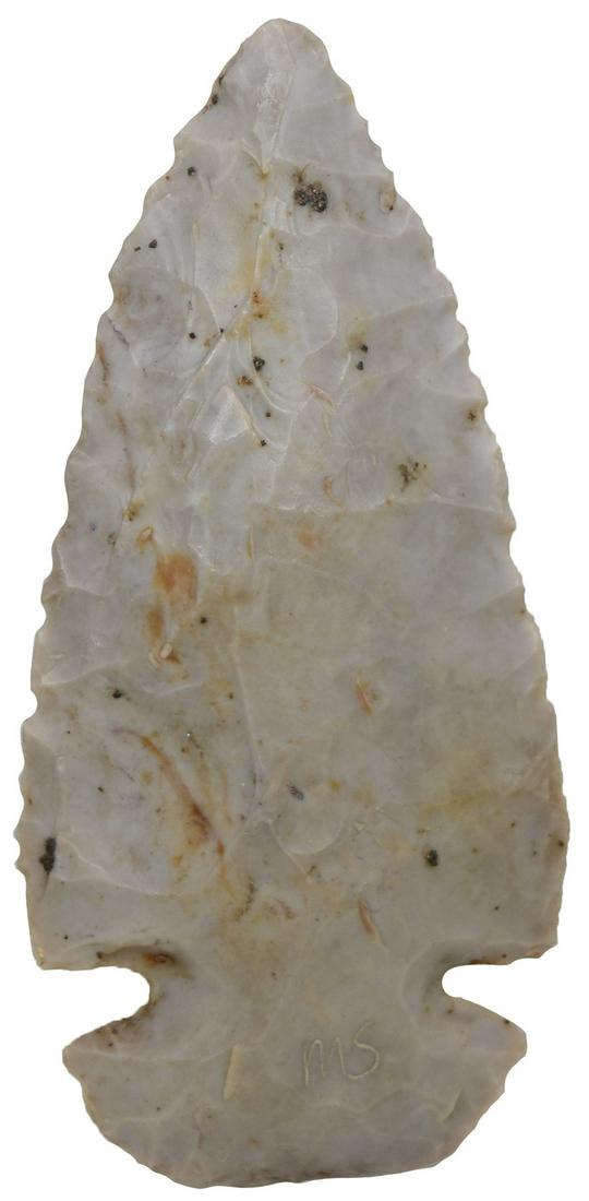 2 7/8" Flintridge Dovetail.  Knox Co, OH.  Thin, bluish (1 of 3)