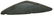 4 5/8" Slate Boatstone. OH. Well scooped, very well