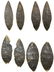 Turkeytail Blade Cache. Rogers COA. 4 Blades found