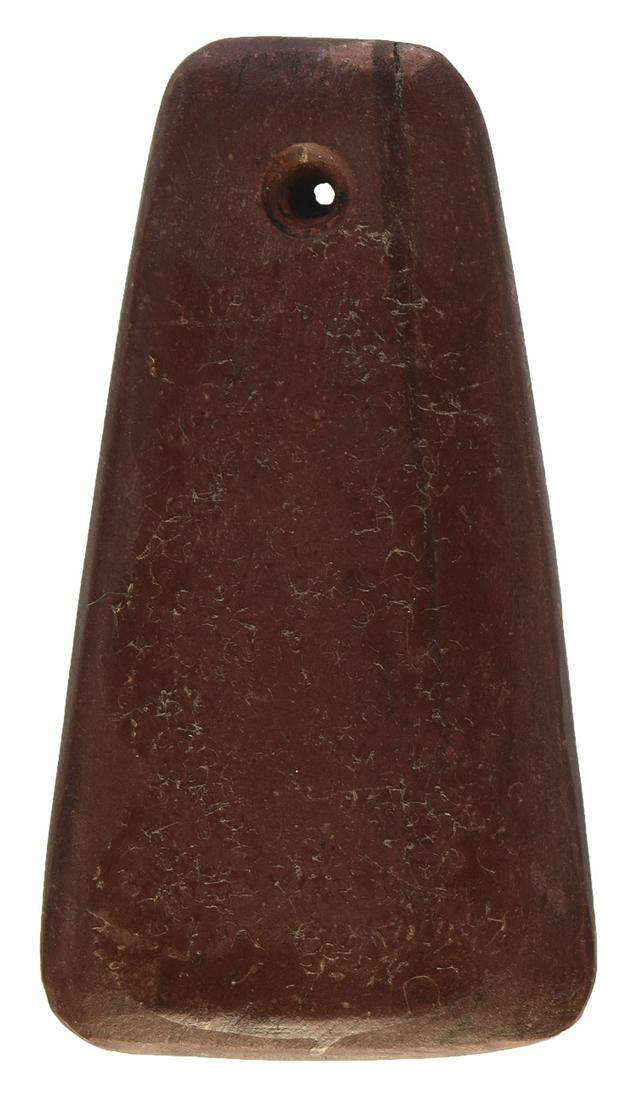 Two NM Artifacts:  Historic Catlinite Pendant and Stone (1 of 4)