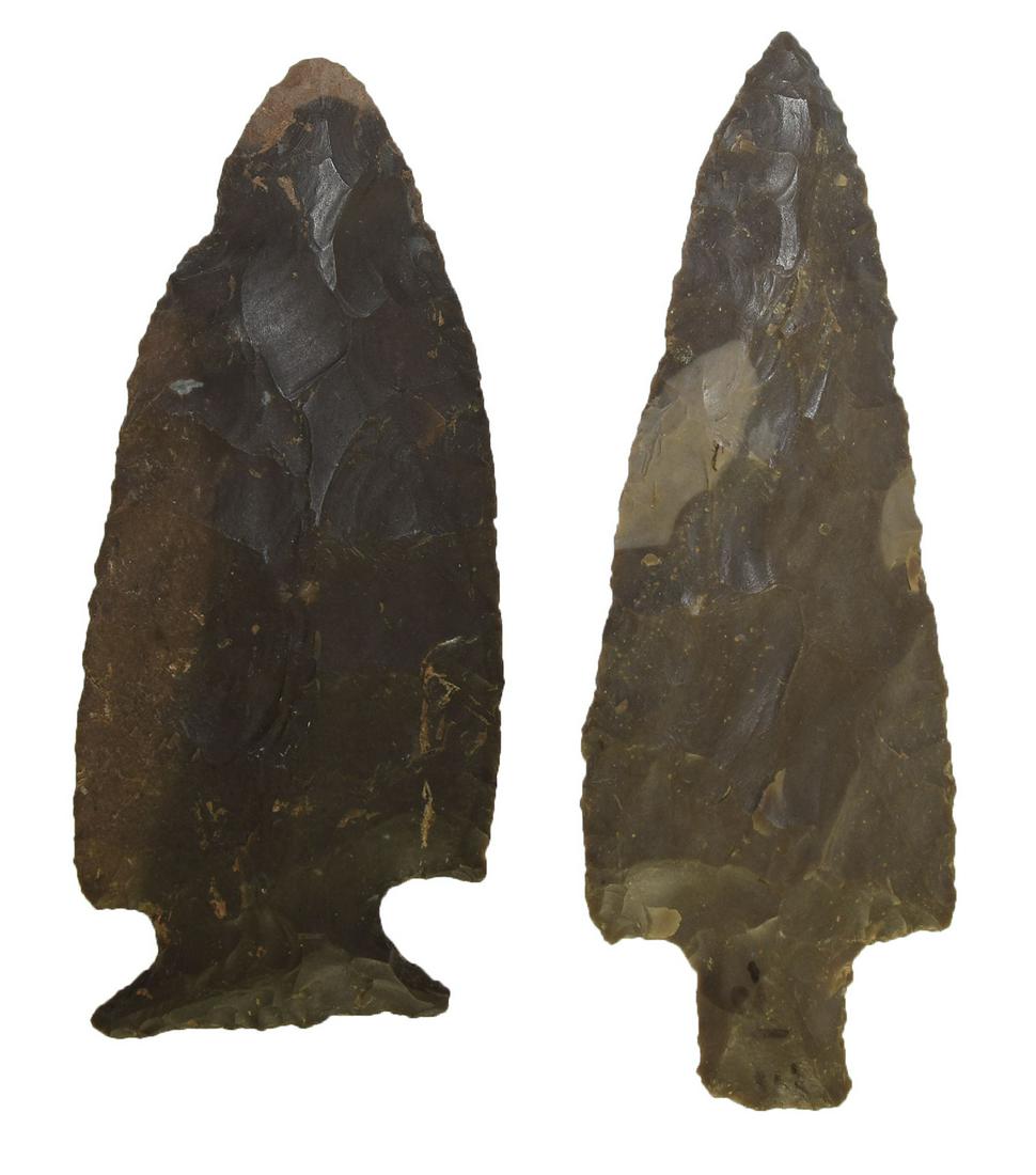 Two Oldham Co, KY Points.   3 1/8" Stilwell and 3 3/8" (1 of 2)