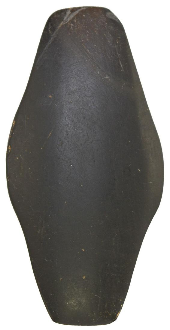 3 3/4" Undrilled Expanded Center Gorget.  Jay Co, IN. (1 of 4)