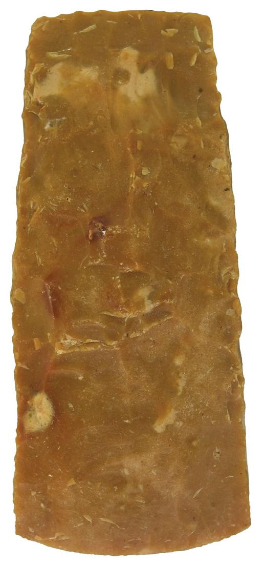 6 1/8" Danish Flint Celt.  Light caramel flint.  Very (1 of 3)