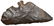 2 11/16" Midback Tang Knife. Rogers COA. Kerr Co, TX. - 2