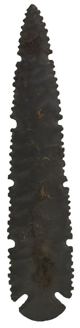 Large Contemporary Blade.  10 3/4" long.  Fine lithic (1 of 2)