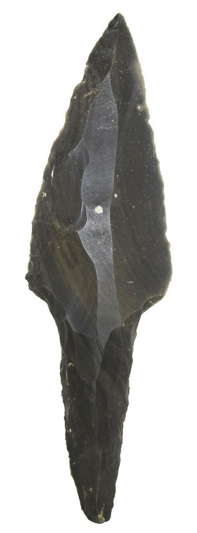 6 7/8" Mayan Macro Blade.  Central America.  Black (1 of 4)