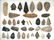 Nice group of Kentucky Points (34) and 2 Bannerstone