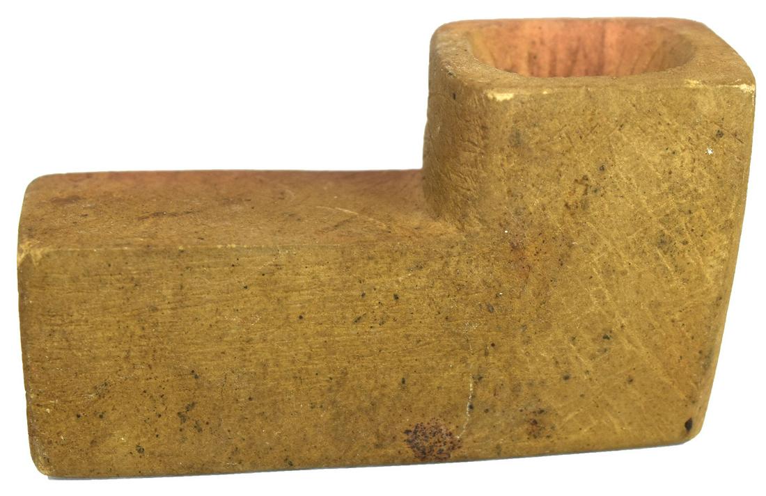 3 1/4" Historic Sandstone Block Pipe. OH.  Cleaned. (1 of 7)