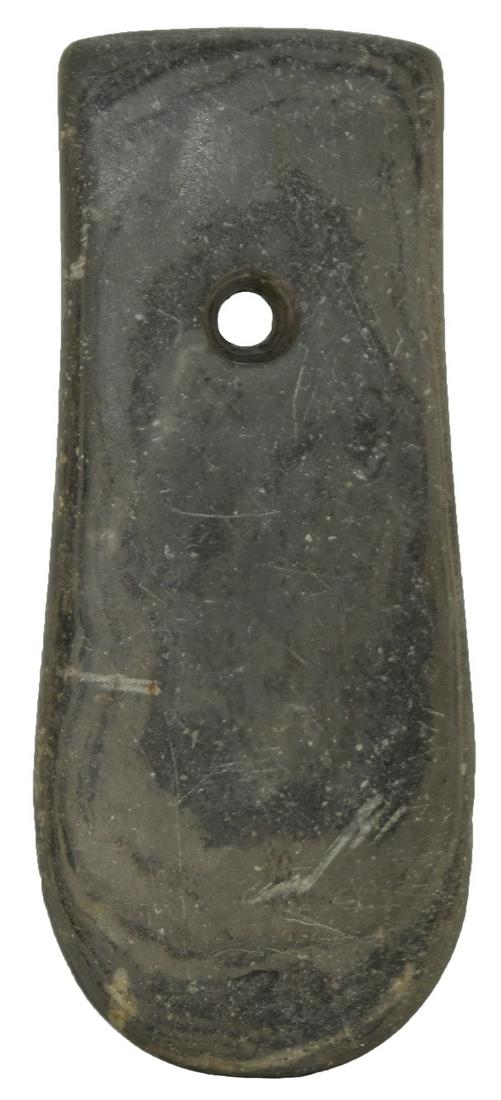 4 1/4" Keyhole Pendant. Motley COA. Ohio. G10 Slate: 4 1/4" Keyhole Pendant. Ohio. G10 Slate example. Ex-Ridenour, Millard, Ben Thompson. Motley COA