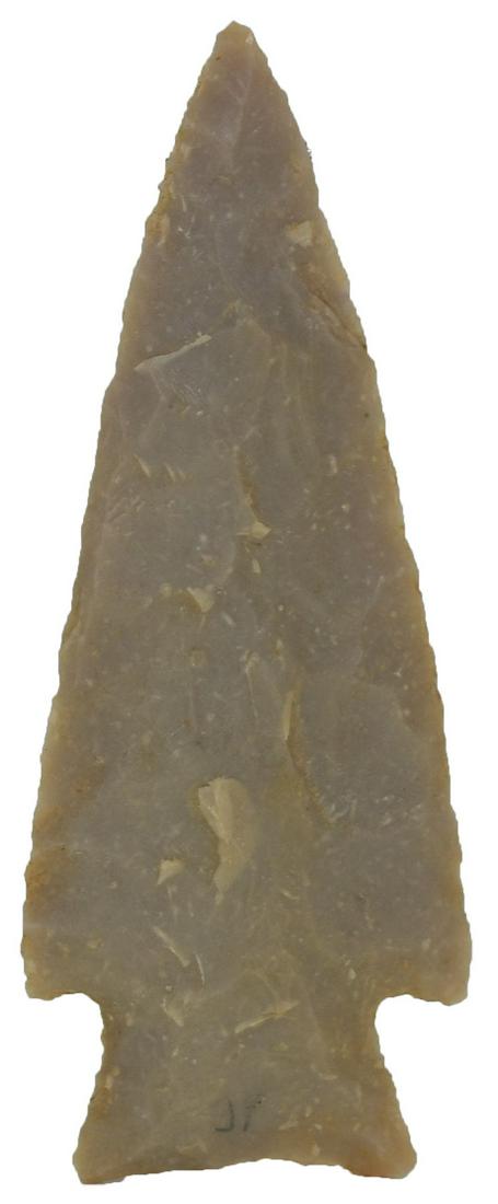 3 3/8" Early Stemmed. TX. Thin and well made.: 3 3/8" Early Stemmed. TX. Thin and well made. Made of a quartz laden material. Ex-Dr. Jeff Pyle