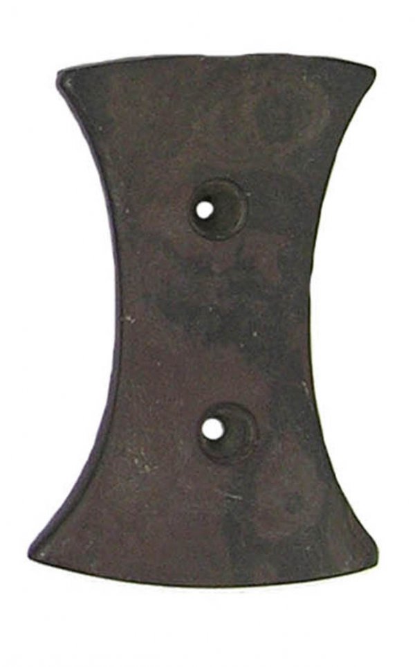 Biconcave Gorget, Davis COA: 217. 3 5/8" Biconcave Gorget. OH. Davis COA G-9.