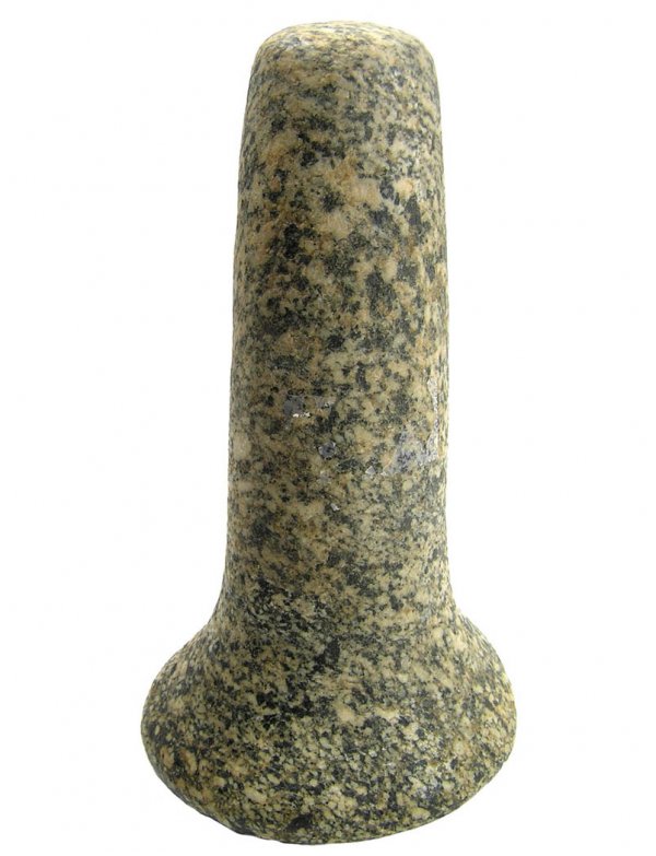 Pestle, Davis COA, Townsend: 262. 6 3/4" Pestle. Fairfield Co, OH. Davis COA G9. Ex-Johnson, Earl Townsend