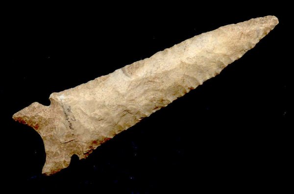 Graham Cave, Partain COA: 288. 4 7/8" Graham Cave. Montgomery Co, MO. Ex-Franke. Ex-Franke. Partain & Putty COA's