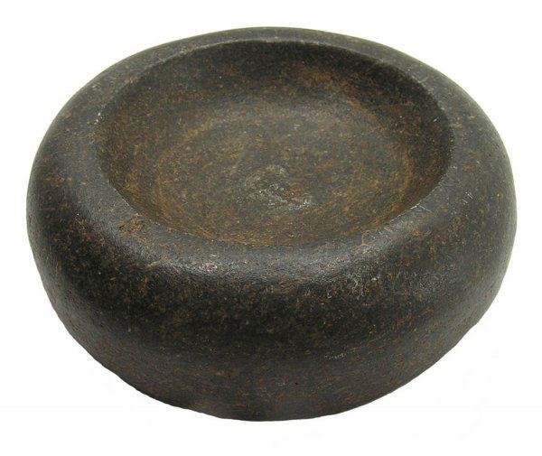 Discoidal, Partain COA, Pictured: 350. 4 3/8" Cupped Discoidal. Greeene Co, IL. Purchased at Charlie Smith 8/83 auction (pic in catalog). Partain COA