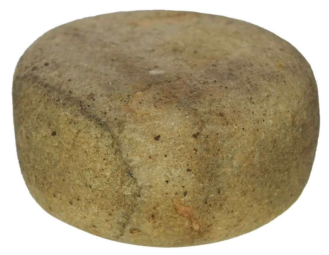 2 5/16" Biscuit Discoidal. NC.. Quartz. G10, good: 2 5/16" Biscuit Discoidal. NC.. Quartz. G10, good polish. Ex-Randy Ridenour