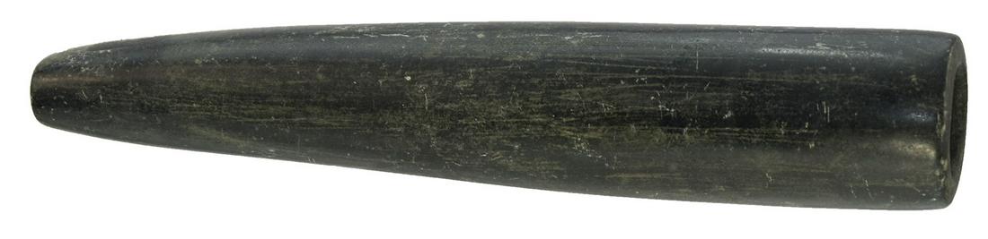 8 7/16" Tube Pipe. CA. Finely made from polished: 8 7/16" Tube Pipe. CA. Finely made from polished Steatite. Fine condition. Jackson G10 COA