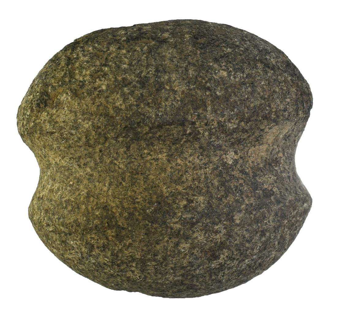 3" Exhausted Full Groove Axe. Louisa Co, IA. Neat: 3" Exhausted Full Groove Axe. Louisa Co, IA. Neat example, fully used and in good condition. Found by Harold Boysen