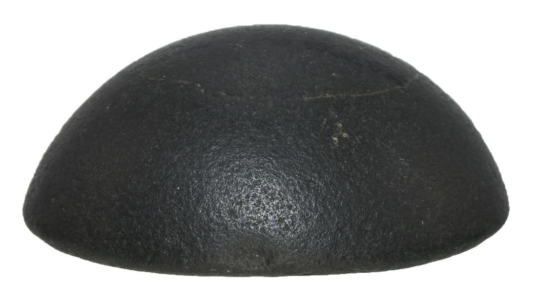 2 7/16" Hardstone Cone. Pictured in Who's Who #6.: 2 7/16" Hardstone Cone. Eaton Co, MI. Large, oval shape. Excellent symmetry. Ex-Gerald Bernacchi, Steve Puttera, Dr. T. Hugh Young, Don Boudeman, Dr. Rollin Bunch, Wilbur Cunningham. Pictured in Who's
